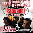 DEMNÄCHST EINSENDESCHLUSS: .rcn präsentiert: ROCK'N'ROLL OVERDOSE am Samstag, 20.04.2013, Nürnberg, Rockfabrik