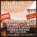 MORGEN EINSENDESCHLUSS: .rcn präsentiert FEUERTANZ FESTIVAL 2017, 23.+24.06.2017, BURG ABENBERG BEI SCHWABACH