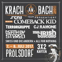 MITTWOCH EINSENDESCHLUSS: .rcn präsentiert: KRACH AM BACH, FR. 07.-SA 08.07.2017, PÖLSDORF-STEIGERWALD