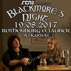 MORGEN EINSENDESCHLUSS: .rcn präsentiert BLACKMORE'S NIGHT, SA. 18.08.2017, ROTHENBURG/TAUBER, EISWIESE