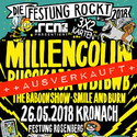 DIENSTAG 22.05., EINSENDESCHLUSS: .rcn präsentiert: DIE FESTUNG ROCKT 2018 (AUSVERKAUFT!), 26.05.18, FESTUNG ROSENBERG, KRONACH