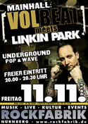 DIESES WOCHENENDE: VOLBEAT MEETS LINKIN PARK ROFA NBG., MARILLION/SAGA WÜ