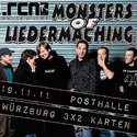 BALD EINSENDESCHLUSS: .rcn präs.: MONSTERS OF LIEDERMACHING, 19.11.2011, Würzburg-Posthalle