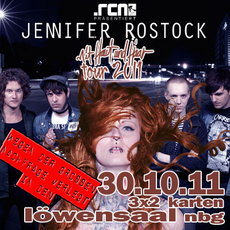 BALD EINSENDESCHLUSS: .rcn präs.: JENNIFER ROSTOCK, 30.10.2011, Nürnberg-Löwensaal