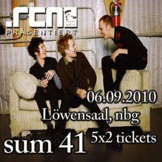 SUM 41 IN DER FÜRTHER STADTHALLE: WIR VERLOSEN TICKETS!