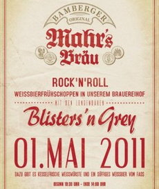 SONNTAG 1. MAI: ROCK'N'ROLL-PFLICHTTERMIN: MAHRS BRÄU WEISSBIERFRÜHSCHOPPEN IN BAMBERG!