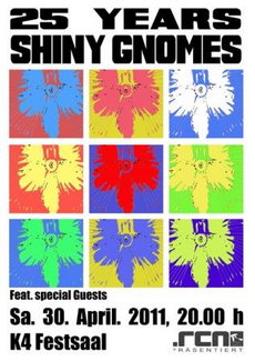 SAMSTAG 25 JAHRE SHINY GNOMES JUBELKONZERT IM NÜRNBERGER K4