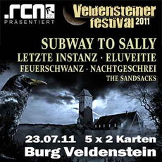 BALD LAST ORDER: VERLOSUNG FÜR VELDENSTEINER FESTIVAL AM 23.07. AUF DER BURG IN NEUHAUS/PEGNITZ