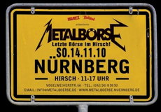 SONNTAG, 14.11. HIRSCH NÜRNBERG: METALBÖRSE