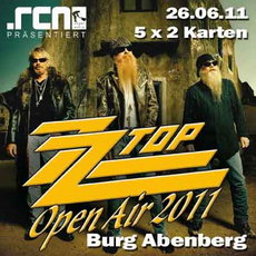 BURG ABENBERG: ZZ TOP AUSVERKAUFT, .rcn PRÄSENTIERT UND VERLOST DIE LETZTEN KARTEN!