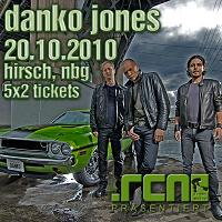 DANKO JONES AM 20.10. IM HIRSCH: .rcn VERLOST KARTEN!