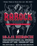 HEUTE 13.1.2011: AC/DC-TRIBUTESHOW MIT BAROCK IM HIRSCH