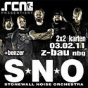 DEMNÄCHST EINSENDESCHLUSS: STONEWALL NOISE ORCHESTRA IM Z-BAU NBG. AM 3.2.