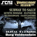 BALD LAST ORDER: VERLOSUNG FÜR VELDENSTEINER FESTIVAL AM 23.07. AUF DER BURG IN NEUHAUS/PEGNITZ