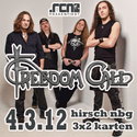 MORGEN EINSENDESCHLUSS: .rcn PRÄSENTIERT FREEDOM CALL, 4.3.2012 HIRSCH-NÜRNBERG