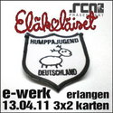 BALD LAST ORDER HUMPPA! ELÄKELÄISET AM 24.04. IM ERLANGER E-WERK: KARTENVERLOSUNG!