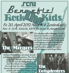 .rcn EMPFIEHLT HEUTE ABEND: BENEFIZKONZERT IM NÜRNBERGER K4 ZENTRALCAFÉ, „ROCK THE KIDS“