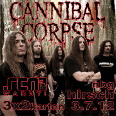 BALD EINSENDESCHLUSS: .rcn warnt vor: CANNIBAL CORPSE, 03.07.2012, NÜRNBERG HIRSCH