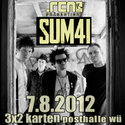 BALD EINSENDESCHLUSS: .rcn präsentiert SUM 41, 07.08.2012, WÜ-POSTHALLE