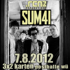 BALD EINSENDESCHLUSS: .rcn präsentiert SUM 41, 07.08.2012, WÜ-POSTHALLE