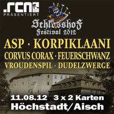 BALD EINSENDESCHLUSS: .rcn präsentiert SCHLOSSHOF FESTIVAL, 11.08.2012, Höchstadt/Aisch