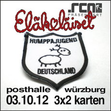 DEMNÄCHST EINSENDESCHLUSS: .rcn präsentiert: ELÄKELAISET, Mittwoch, 03.10.2012, WÜ POSTHALLE