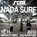 HEUTE, 12.10.12: .rcn präsentiert NADA SURF, Hirsch, Nürnberg