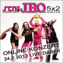 DEMNÄCHST EINSENDESCHLUSS: .rcn präsentiert: J.B.O. live dabei beim Onlinekonzert, 24.02.2013
