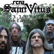 DEMNÄCHST EINSENDESCHLUSS: .rcn präsentiert: SAINT VITUS, MO 25.03.13 ROFA NBG.