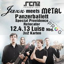 DEMNÄCHST EINSENDESCHLUSS: .rcn präsentiert: JAZZ MEETS METAL; Freitag, 12.4.2013, NÜRNBERG, LUISE
