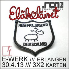 DEMNÄCHST EINSENDESCHLUSS: .rcn präsentiert: ELÄKELÄISET, Dienstag, 30.04.2013, E-Werk, Erlangen