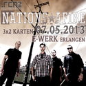 DEMNÄCHST EINSENDESCHLUSS: .rcn präsentiert: NATIONS AFIRE, DI, 07.05.2013, E-WERK, ERLANGEN