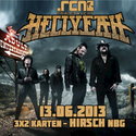 DEMNÄCHST EINSENDESCHLUSS: .rcn präsentiert: HELLYEAH! Donnerstag, 13.06.2013, Nbg. Hirsch