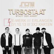 DEMNÄCHST EINSENDESCHLUSS, .rcn präsentiert.: TURBOSTAAT, DO. 31.10.2013 E-WERK, ERLANGEN