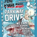 DEMNÄCHST EINSENDESCHLUSS, .rcn präsentiert.: VANS OFF THE WALL MUSIC NIGHT, DO. 7.11.2013, POSTHALLE-WÜ