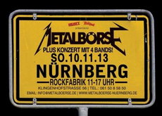 DIESEN SONNTAG, 10.11.: METALBÖRSE IN DER ROFA-NBG. DAZU 4 LIVEBANDS (7,50 EUR IM VVK)