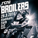 AB HEUTE IM VVK: .rcn präsentiert BROILERS, 28.03.2014 FÜRTH STADTHALLE