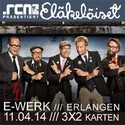 DEMNÄCHST EINSENDESCHLUSS, .rcn präsentiert: ELÄIKELÄISET, FR. 11.04.2014, E-WERK, ERLANGERN