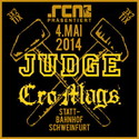DEMNÄCHST EINSENDESCHLUSS, .rcn präsentiert: JUDGE, CRO MAGS, SO. 04.05.2014, STATTBAHNHOF SCHWEINFURT