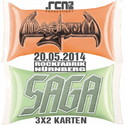 DEMNÄCHST EINSENDESCHLUSS: MAGNUM UND SAGA, DI. 20.05.2014, NBG. ROCKFABRIK