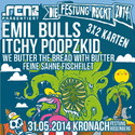 DEMNÄCHST EINSENDESCHLUSS: DIE FESTUNG ROCKT, SA. 31.05.2014, FESTUNG ROSENBERG, KRONACH