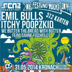 DEMNÄCHST EINSENDESCHLUSS: DIE FESTUNG ROCKT, SA. 31.05.2014, FESTUNG ROSENBERG, KRONACH
