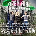 DEMNÄCHST EINSENDESCHLUSS: OPEN AIR AM BERG, FR.+SA. 6.+7.6.2014, EICHSTÄTT