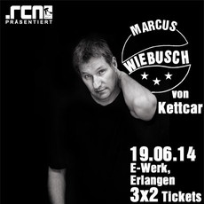 DEMNÄCHST EINSENDESCHLUSS: MARCUS WIEBUSCH, DO. 19.06.2014, E-WERK, ERLANGEN