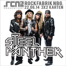 DEMNÄCHST EINSENDESCHLUSS: STEEL PANTHER, SO. 22.06.2014, ROFA NBG.
