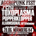 DEMNÄCHST EINSENDESCHLUSS: AGGROPUNK FEST 2014, SA. 28.06.2014, K4 FESTSAAL, NBG.