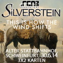 DEMNÄCHST EINSENDESCHLUSS: SILVERSTEIN, MONTAG 30.06.2014, SCHWEINF.-STATTBAHNHOF