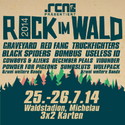 DEMNÄCHST EINSENDESCHLUSS: ROCK IM WALD, FR/SA 25/26.07.2012, WALDSTATDION, MICHELAU BEI LICHTENFELS