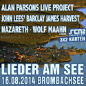 DEMNÄCHST EINSENDESCHLUSS: LIEDER AM SEE, SAMSTAG 16.08.2014, ENDERNDORF/BROMBACHSEE