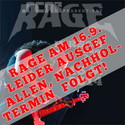 RAGE AM 16. SEPT. 2014 IM HIRSCH: DIE FAKTEN ZUM KONZERTAUSFALL